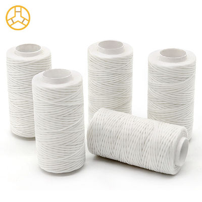 100% Poliéster 50m 210D/16 Couro Flat Coado à Mão Caixão de Fios de Cera 54*28.5*25cm