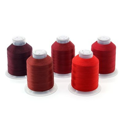 Cone de plástico 1250M Longa de nylon para sapatos 210D Couro de costura