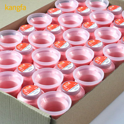 Kangfa Small Cone 1000M 40 cores 100% poliéster linha de bordados de qualidade profissional