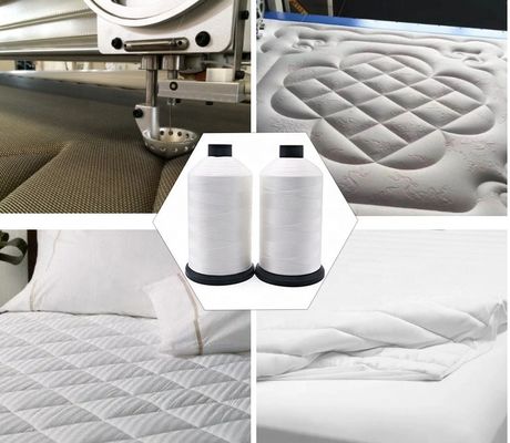 Proteção UV com fio de costura de poliéster branco 210D/3 de baixo preço para sapatos e sofá