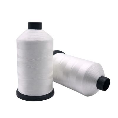 Proteção UV com fio de costura de poliéster branco 210D/3 de baixo preço para sapatos e sofá