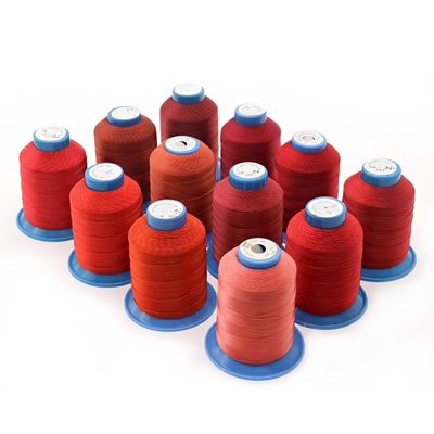 Fios de poliéster 250d/3 300d/3 420d/3 630d/3 para Calçado Sofá Mercado de costura de vestuário