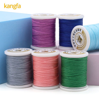 Excelente 0,8mm Flat Sewing Grossa Braid Waxed Thread para artesanato de couro personalizado
