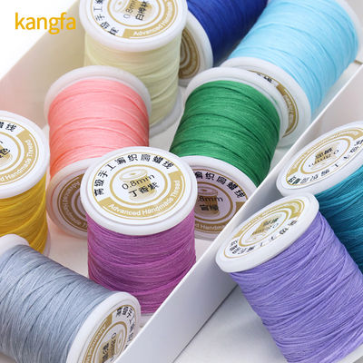Excelente 0,8mm Flat Sewing Grossa Braid Waxed Thread para artesanato de couro personalizado