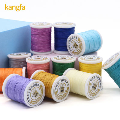 Excelente 0,8mm Flat Sewing Grossa Braid Waxed Thread para artesanato de couro personalizado