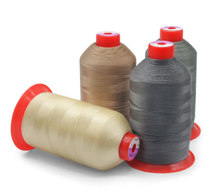 Fios de nylon de alta tenacidade de 250g preto, de nylon N66 ligados, para tecelagem a cores