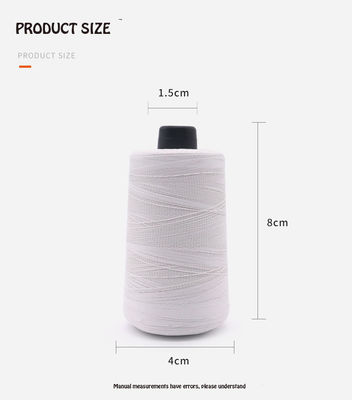 Padrão Fio de algodão branco bruto 20/3 vidrado para fio de kite 500g/cone