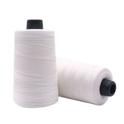 Padrão Fio de algodão branco bruto 20/3 vidrado para fio de kite 500g/cone
