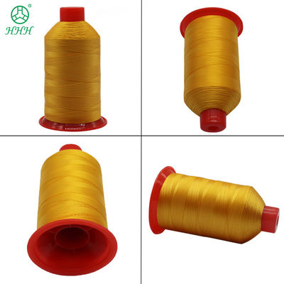 Excelente fio de costura de nylon ligado de 207 T210 não solto para uso exterior e de couro branco