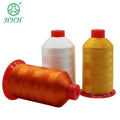 Excelente fio de costura de nylon ligado de 207 T210 não solto para uso exterior e de couro branco