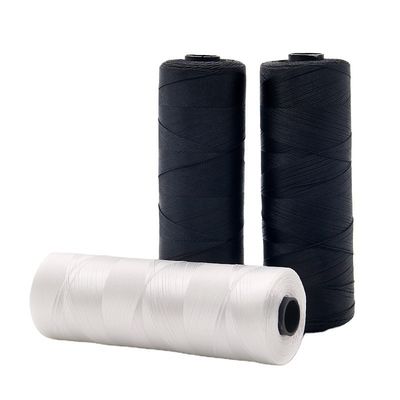 210D/12 Fios de fibra de poliéster para redes de pesca 100% poliéster corados