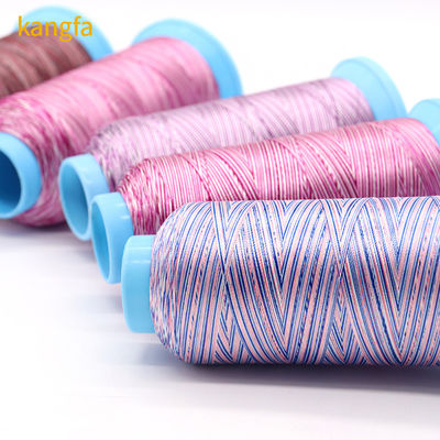 Fios de bordados de seda 120d/2 4000y para desenhos de bordados duradouros e bonitos