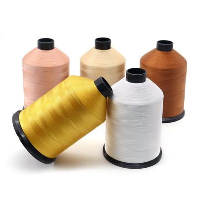 Poliéster / Nylon T70 69 Fios de costura de nylon ligados 6000 metros 1 Lb / bobina para estofamento