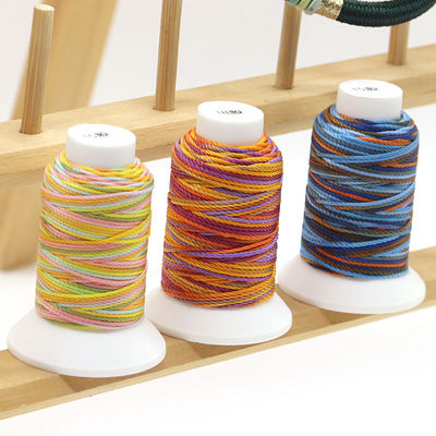 1.0mm MERCERIZADO Corda Trenzada Colorida Armadilhas de Amizade Trenzadas à Mão