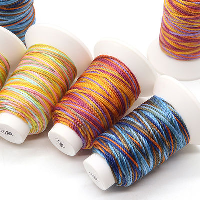 1.0mm MERCERIZADO Corda Trenzada Colorida Armadilhas de Amizade Trenzadas à Mão
