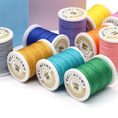 High Tenacity Leather Sewing Waxed Thread Set de 12 0,8mm Wax Thread para artesanato de couro DIY