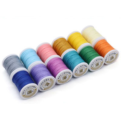 High Tenacity Leather Sewing Waxed Thread Set de 12 0,8mm Wax Thread para artesanato de couro DIY