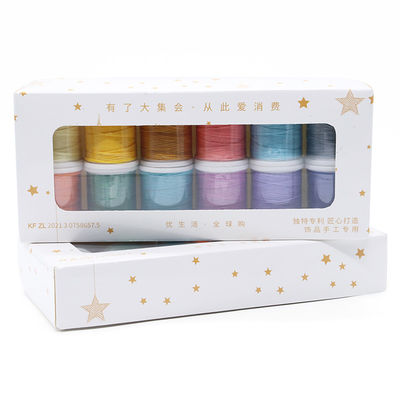 High Tenacity Leather Sewing Waxed Thread Set de 12 0,8mm Wax Thread para artesanato de couro DIY