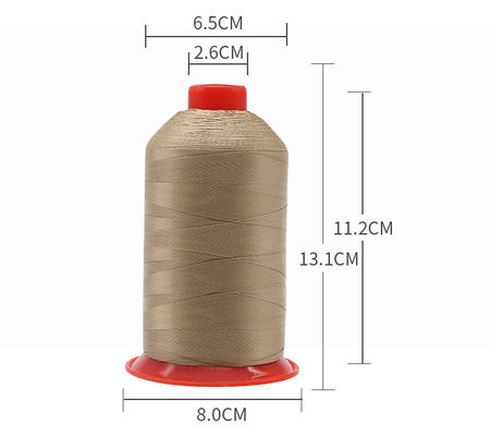 Fios de nylon de alta tenacidade de 250g preto, de nylon N66 ligados, para tecelagem a cores