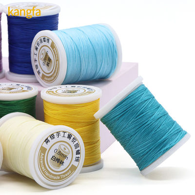Bolsa de costura de couro fio de cera-prático fio de costura longo para artesanato de couro DIY 0,8mm fio de cera