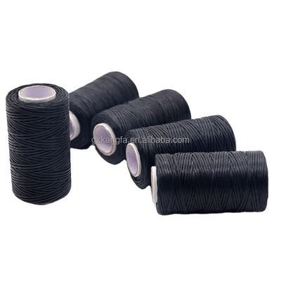 150D 1mm Contagem de fios Cordão de fio de poliéster encerado para artesanato e artigos de costura