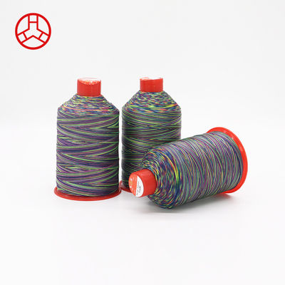 Amostragem gratuita Fios ligados de poliéster variados Tex 70 3000 Yds para costura de fios de nylon