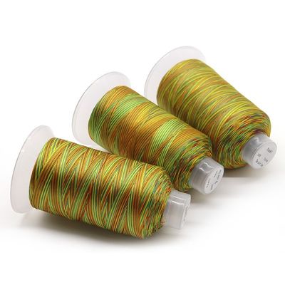 Fios de poliéster 150D/3 Tex45 de alta tenacidade 250g em multicolor para personalização
