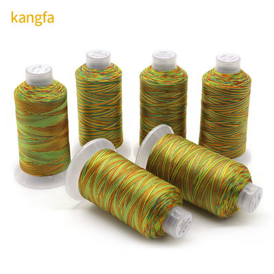 Fios de poliéster 150D/3 Tex45 de alta tenacidade 250g em multicolor para personalização