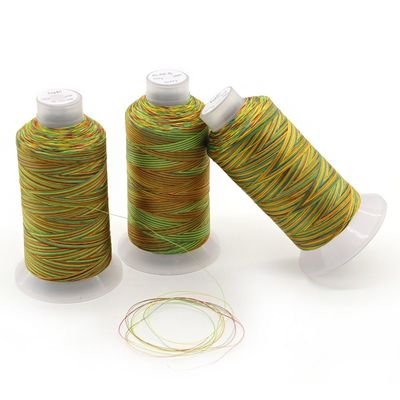 Fios de poliéster 150D/3 Tex45 de alta tenacidade 250g em multicolor para personalização