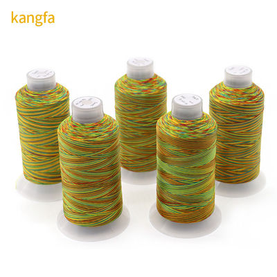 Fios de poliéster 150D/3 Tex45 de alta tenacidade 250g em multicolor para personalização