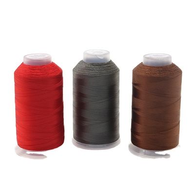 420D/3 100g High Strength Nylon Quilting Thread para a seleção extensiva de cores de couro