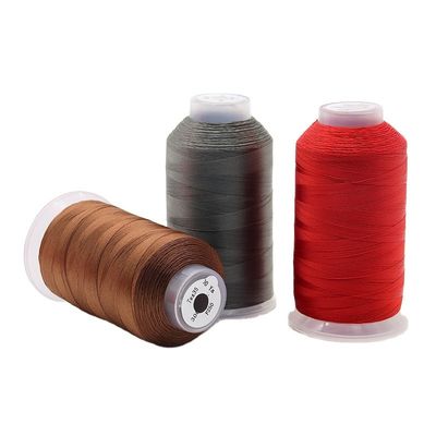 420D/3 100g High Strength Nylon Quilting Thread para a seleção extensiva de cores de couro