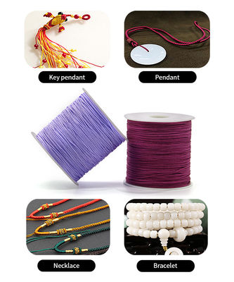 110 m ou fio de jade de comprimento personalizado 72 cordão de contas de nylon para acessórios de pulseiras