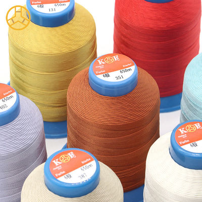 Fios de costura de carimbos de nylon de alta resistência para couro de vestuário