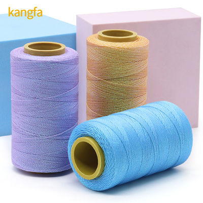 100 g de fios de costura de couro texturizado com cera para costura manual 0,4 mm 500 m
