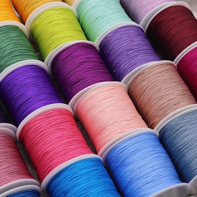 Artesanato de confecção de contas de cordão de nylon de jade com proteção UV e aceitação OEM/ODM