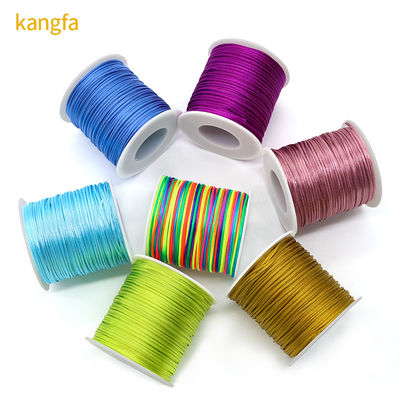 0.8/1.0/1.5/2mm Fios de cordão de nylon para pulseiras trançadas e macrame de nó chinês