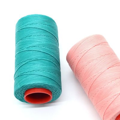 Fio de costura à mão com cobertura de cera para costura à mão de couro de 0,45 mm OEM ODM Accpet