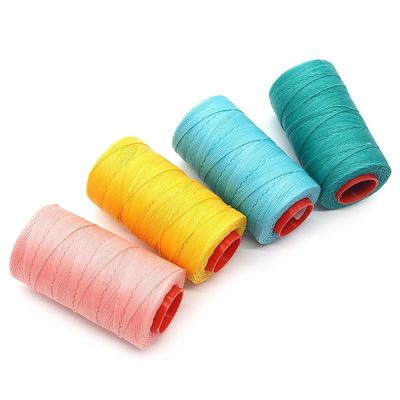 Fio de costura à mão com cobertura de cera para costura à mão de couro de 0,45 mm OEM ODM Accpet