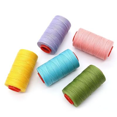 Fio de costura à mão com cobertura de cera para costura à mão de couro de 0,45 mm OEM ODM Accpet