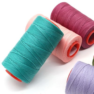 Fio de costura à mão com cobertura de cera para costura à mão de couro de 0,45 mm OEM ODM Accpet