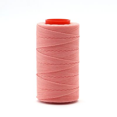 Cores ricas 210d Fios de poliéster encerados para costura Material de cone de couro plástico