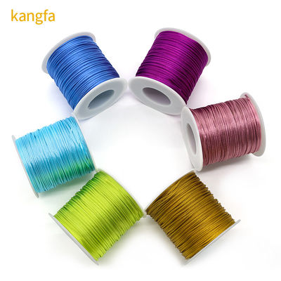 80m Nylon Cord 0.4mm Cordão de corda Bracelet String DIY Macrame Line para Bracelets de fio de nylon