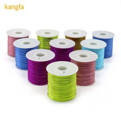Cordão trançado de nylon de 1 mm de espessura para bricolage Pulseiras e colares de contas