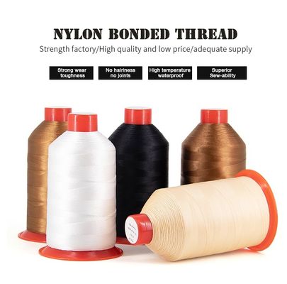 3000M TRSSOMABOND Thread 40S Nylon Várias cores Fios firmemente ligados Número de fios 210D/3