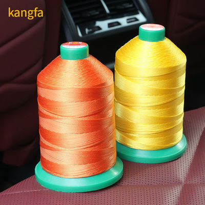 Padrão multicolor Tintado 500g Alta resistência de costura de fio comprido Tex90 280D/3 Nylon Bond Thread