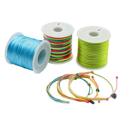 Linha de acessórios de bricolage Cordão de nylon de jade 500 metros Nodo chinês fio para jóias trançadas
