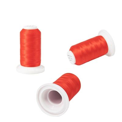 30g 1000Y Filamento Multicolor Filamento de bordado de poliéster 120d/2 para máquina de bordado