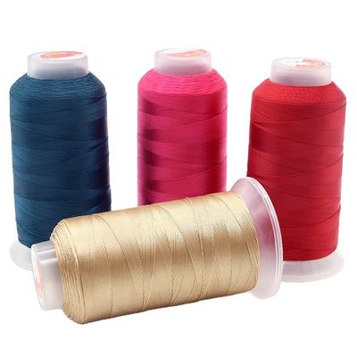 210D/3 100g Fios de costura de poliéster para couro de vestuário de fibras de nylon de alta resistência