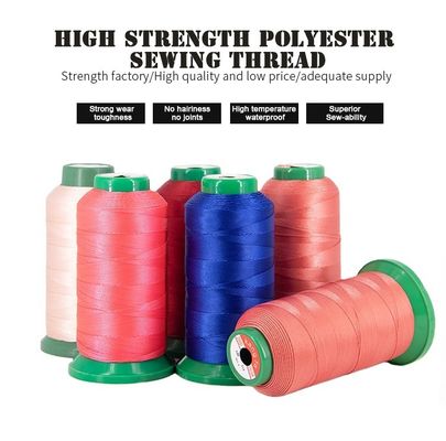 Fio de costura de poliéster ligado para sapatos